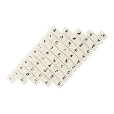 Маркеры для JXB-ST 2,5 с нумерацией 1-50 (100 шт,) EKF PROxima zb-st-2.5-1-50