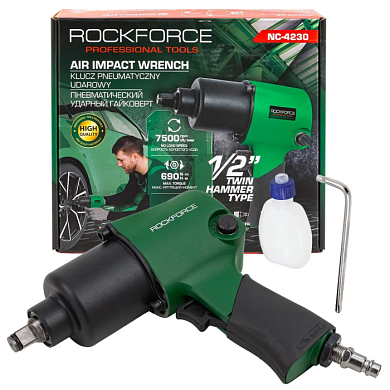 Гайковерт пневматический ударный 1/2'' 690Нм RockForce RF-NC-4230