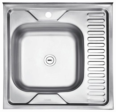 Кухонная мойка из нержавеющей стали, матовая, левая Ledeme L76060-L