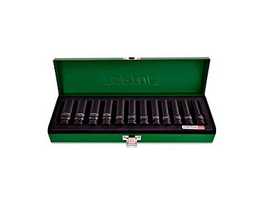 Набор головок ударн. 3/8'' 8-19 мм 6 гр. 12пр. Toptul GDAD1201