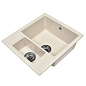 Мойка кухонная из мраморной крошки, cream, Wisent WQ580-30