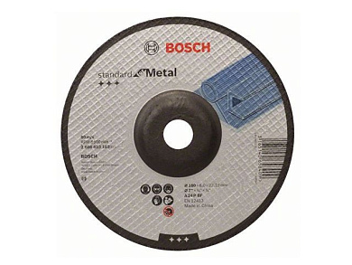 Круг зачистной 180х6x22.23 мм Standard for BOSCH 2608603183