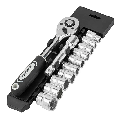 Набор головок с трещоткой и удлинителем 8-24 мм, 12 пр. 1/2'' 6-гр SIGMATOOL Sigmatool-4123