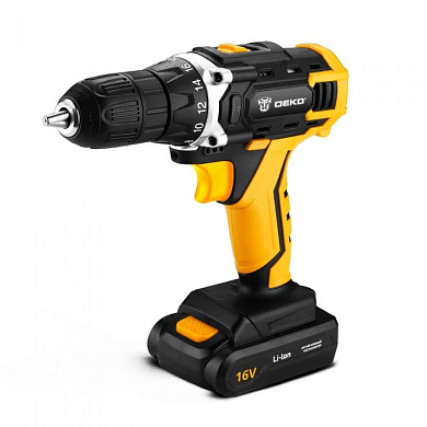 Дрель-шуруповерт аккумуляторная DKCD16FU-Li DEKO 063-4098