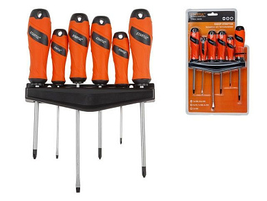 Набор отверток 6шт SL3х100,5,5х150 PZ2х100 PH0х75,1х100,2х125 STARTUL MASTER ST3056-6