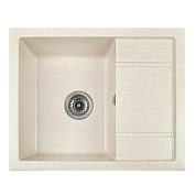 Мойка кухонная из мраморной крошки, бежевый, B19-20 Gerhans