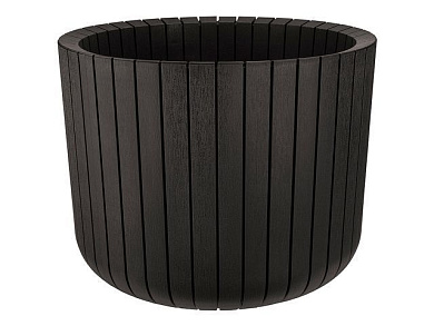 Кашпо ШАТО D250 мм H200 мм 8 л, коричневый ротанг IDEA М3039