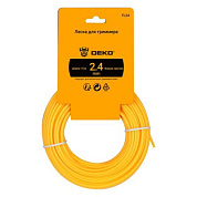 Леска для триммера (2,4 мм, 15 м; круглая) TL24 DEKO 065-1058