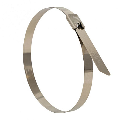 Хомут AISI 304 из нержавеющей стали, 7,9x680 (100 шт,) FlexLock PROxima plc-fl-tss-304-7.9x680