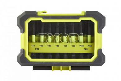 Набор бит 1/4'' PH, PZ, Torx RAK10MSDI 10 шт. RYOBI 5132003176