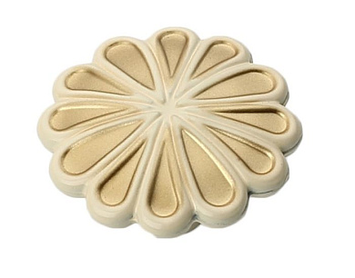 Ручка меб. кнопка мет. FLORA античное золото AKS 62213