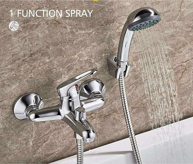 Смеситель для ванны, латунь, хром Ledeme L3013