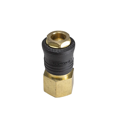 Быстроразъем пневматический с клапаном, "мама"-внутр. резьба 1/2", ONE TOUCH RockForce RF-SE6-4SF