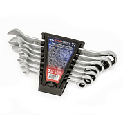 Набор трещоточных комбинированных ключей 8-19 мм 7 пр YATAFORCE YF-51072