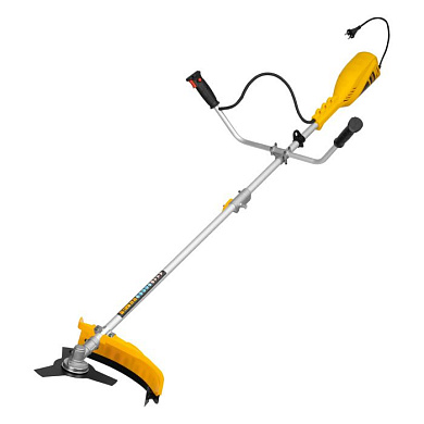 Триммер электрический TE-1400, 1400 Вт, 420 мм, катушка + диск, разборная штанга Denzel 96612