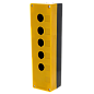 Корпус КП105 пластиковый 5 кнопок желтый EKF PROxima cpb-105-o