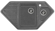 Мойка кухонная из мраморной крошки, графит, E10-24 Gerhans