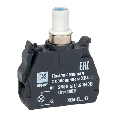 Лампа сменная c основанием XB4 синяя 400В EKF PROxima XB4-ELL-B