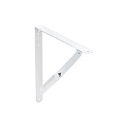 Полкодержатель складной 400 белый (Модель 3) AKS 73042