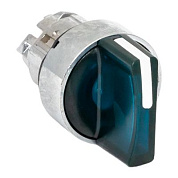 Исполнительный механизм переключателя ХB4 синий на 2 положения возвратный без фиксации, с подсветкой с короткой ручкой EKF PROxima XB4BD2L-B