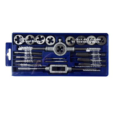 Набор метчиков и плашек 20 предметов (метрические) Horex HZ 31.1.021S