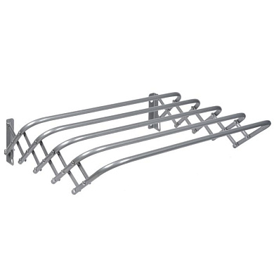 Сушилка для белья настенная складная 6 м, 1200х450х185 мм, серый NIKA СН120С