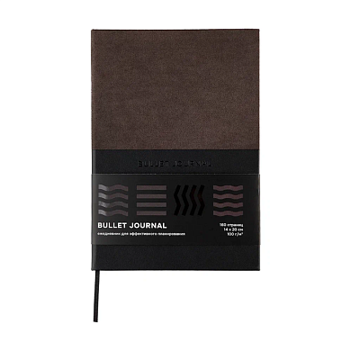 Блокнот "Стихия. Bullet Journal", А5, 80 листов, в клетку, черный