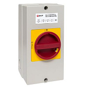 Переключатель кулачковый ПК-2-13 40А 3P "ВКЛ-ВЫКЛ" с блокировкой в боксе IP65 EKF PROxima pk-2k-13-40-a65