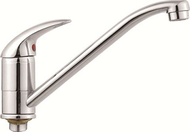 Смеситель для кухни, цинк, хром Ledeme L4938-B