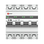 Автоматический выключатель 4P 20А (C) 4,5kA ВА 47-63 EKF PROxima mcb4763-4-20C-pro