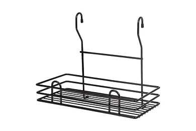 Корзина на трубу d16 одинарная мини CWJ102M черный AKS 62749