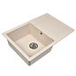Мойка кухонная из мраморной крошки, cream, Wisent W780-30