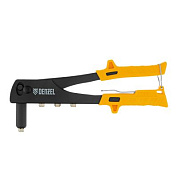 Заклепочник ручной, 255 мм, заклепки 2,4-3,2-4,0-4,8 мм Denzel 40440