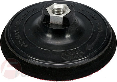 Насадка резиновая шлифовальная 125 мм М14 с липучкой Vorel 08511