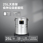 Пылесос сетевой Deli YS DL881835, 1400, 21 кПа, 35 л, черный