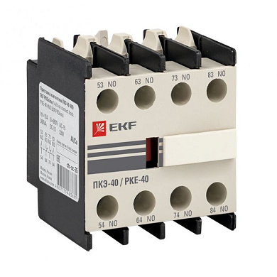 Приставка контактная ПКЭ-40 4NO EKF PROxima ctr-sc-26