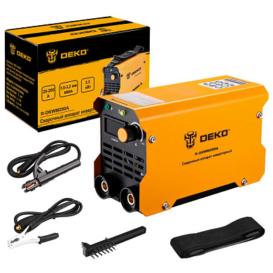 Сварочный аппарат инверторный для ручной дуговой сварки 200A R-DKWM200 DEKO 083-3001