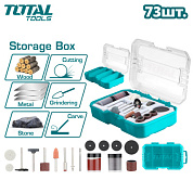 Набор насадок для гравера TOTAL TAKMG7072 (73 шт)