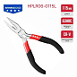 Длинногубцы мини прямые ADVANCE HPLR06-0115L, 115 мм, сталь CR-V, 63HRC, пружина PIT HPLR06-0115L