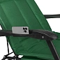 Шезлонг складной с подлокотниками на мягкой основе, зеленый, 1780х670х300 мм, макс. нагрузка 200 кг WMC TOOLS WMC-FG-HY-8000G