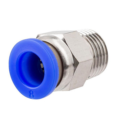 Фитинг для пластиковых трубок 8 мм-наружная резьба 1/4'' Forsage F-SPC08-02