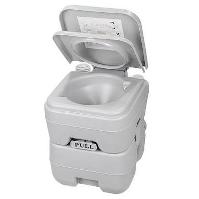 Биотуалет портативный пластмассовый, 20 л, высота посадочного места 420 мм, смыв - сильфонный насос WMC TOOLS WMC-PT20-1