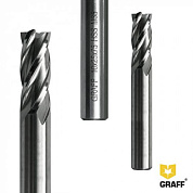 Фреза концевая четырехзаходная по металлу HSS M35 GRAFF