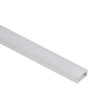 Профиль алюминиевый SIRIUS-2310M накладной с экраном, цвет алюминий, 2м AKS 77278