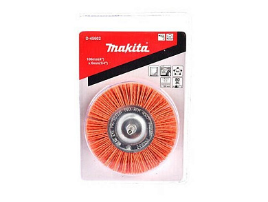 Щетка д/дрели дисковая нейлон. 100 мм G80 Makita D-45602