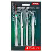 Набор пинцетов 4 пр., 120 мм RockForce RF-69414