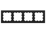 Рамка 4-местная карбон, Аструм, Bylectrica ЮЛИГ.735212.574карб