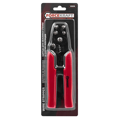 Щипцы для обжимки клемм и снятия изоляции ForceKraft FK-6806