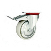 Колесо поворотное полипропилен SRCnb 63 160 мм с торозом (F) TOR 1046157