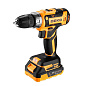 Дрель-шуруповерт аккумуляторная DKCD20FU-Li SET 63-2 DEKO 063-4093
